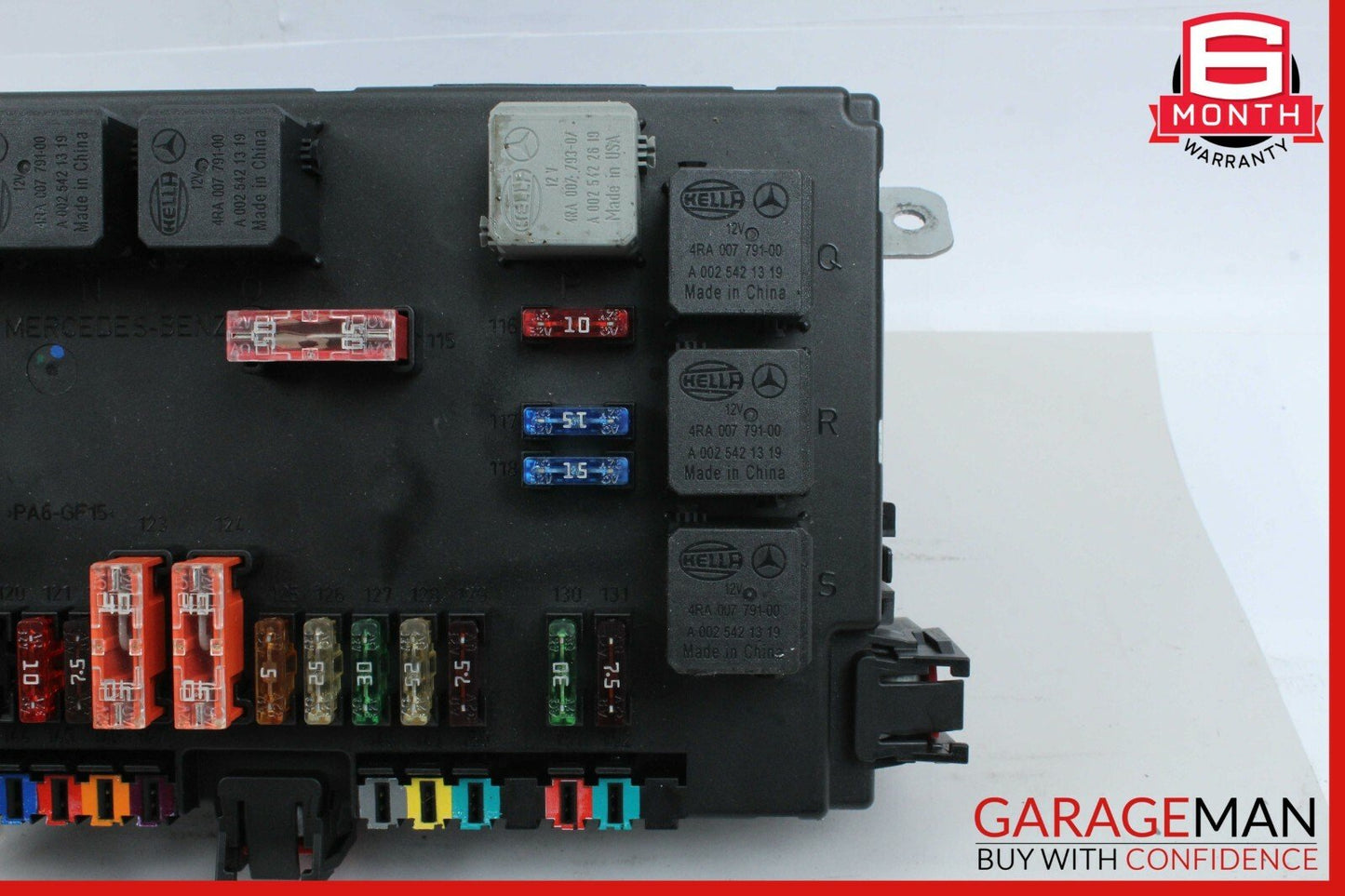 07-09 Mercedes W221 S550 CL550 S63 Rear Trunk Fuse Box 2215405950 OEM