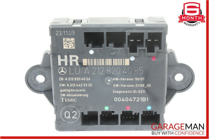 08-15 Mercedes W204 C300 C350 Sedan Rear Right Side Door Control Module OEM