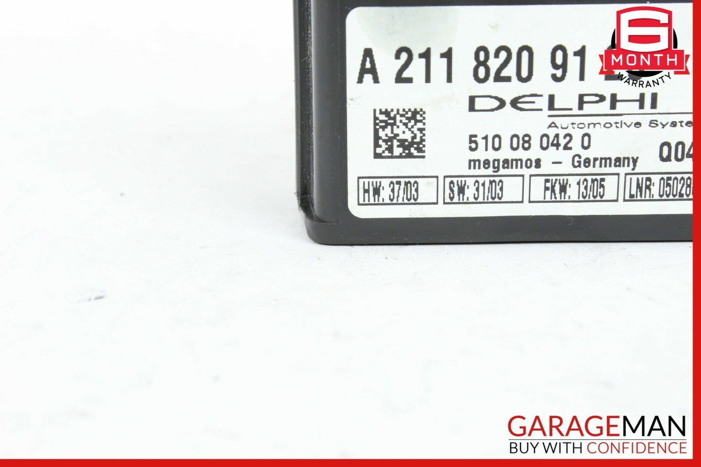 00-08 Mercedes SLK350 S600 SL500 CL500 Anti Theft Alarm Sensor Control Module