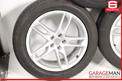 09-17 Audi Q5 Complete Wheel Tire Rim Set R18 OEM