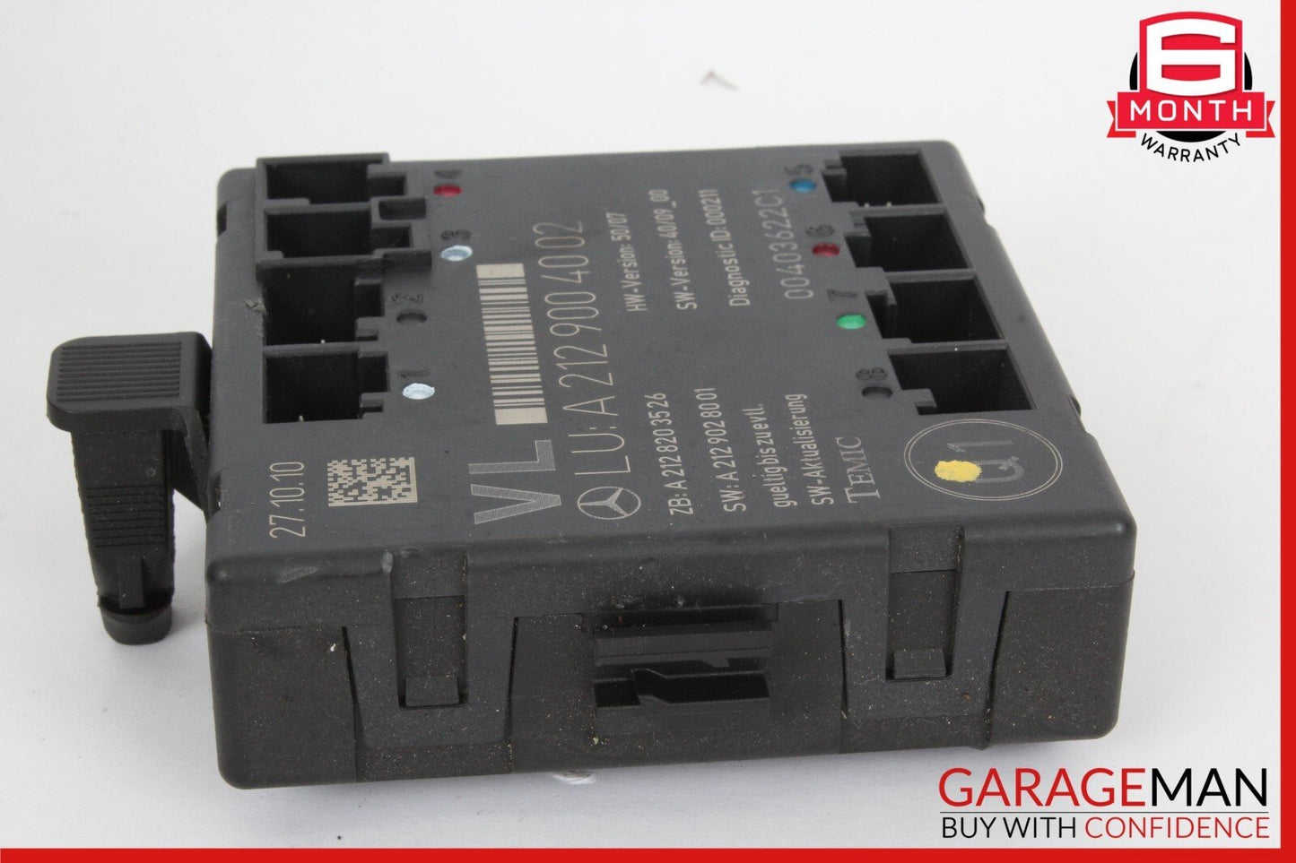 08-14 Mercedes W204 C300 4MATIC Front Left Side Door Control Module OEM