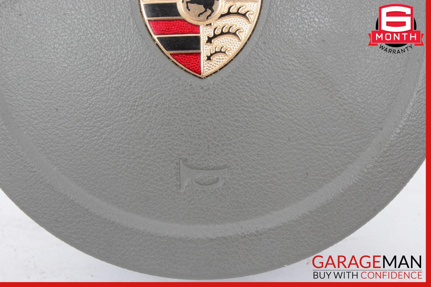 11-14 Porsche Cayenne 958 S Steering Wheel Air Bag Airbag Gray OEM