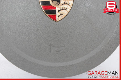 11-14 Porsche Cayenne 958 S Steering Wheel Air Bag Airbag Gray OEM