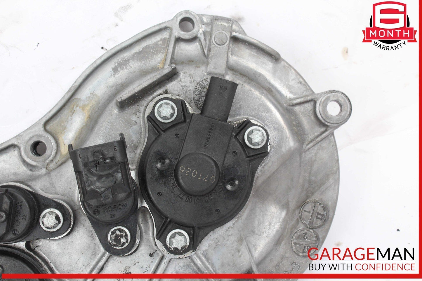 05-13 Mercedes W221 S550 ML350 Front Right Engine Timing Chain Cover Plate OEM