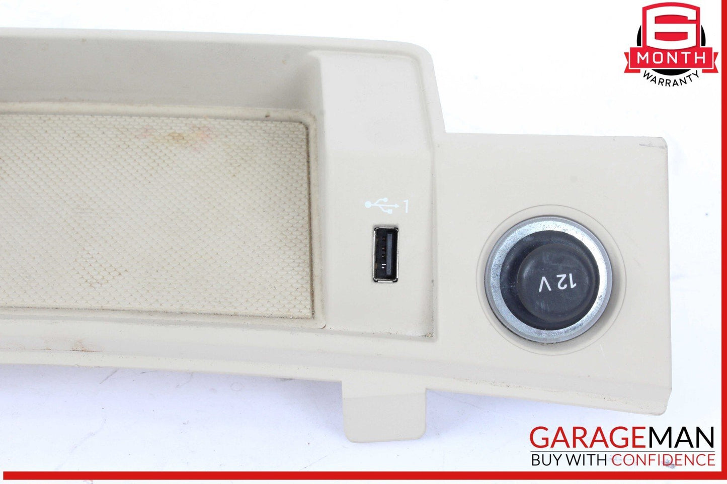 18-24 Audi Q5 Front Center Console Storage Tray Box Cover w/ Start Button OEM