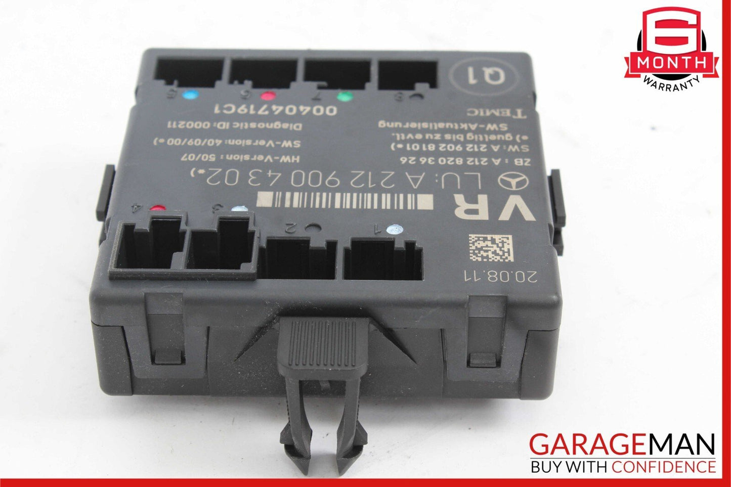 08-18 Mercedes CLS400 E550 C300 C250 Front Right Side Door Control Module Unit