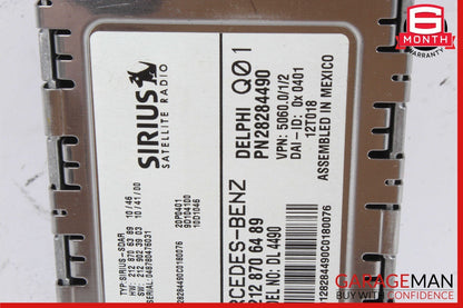 10-17 Mercedes W212 E350 E250 C300 Sirius Satellite Radio Receiver Module Unit