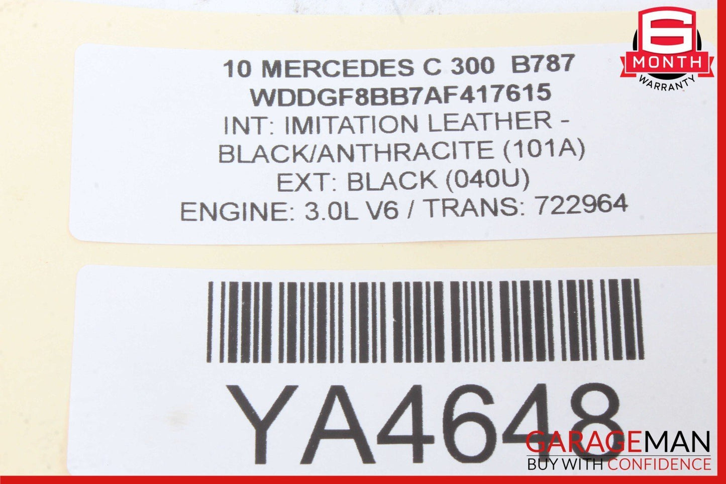 08-18 Mercedes W204 C300 C350 E550 Rear Right Side Door Control Module OEM
