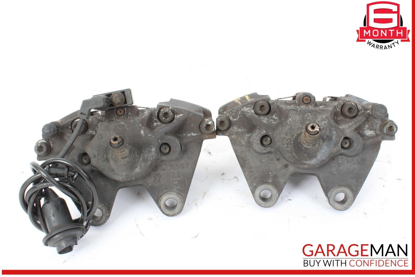 00-06 Mercedes W215 CL55 AMG Rear Left & Right Side Brake Calipers Set of 2 Pc