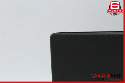07-09 Mercedes W221 S550 S450 Center Console Dashboard CD Player Cover Black OEM