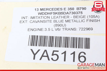 08-18 Mercedes W212 E350 E63 AMG CLS550 Front Left Side Door Control Module OEM