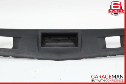 10-13 Mercedes W212 E350 E550 Sedan Trunk Lid Tailgate Handle Trim Black OEM