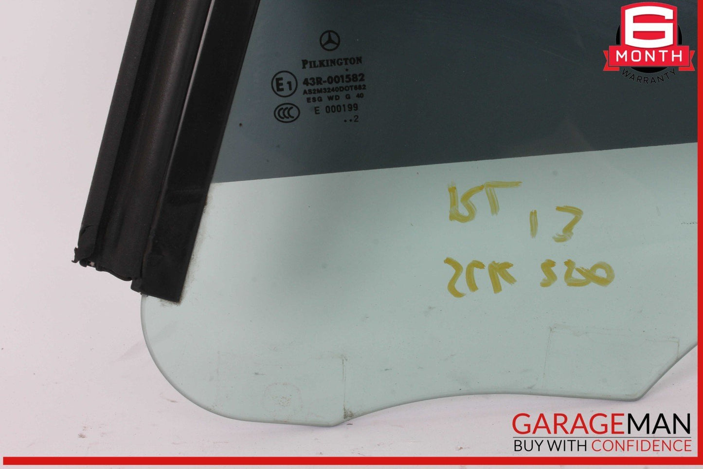 12-20 Mercedes R172 SLK250 SLK350 Rear Left Driver Side Quarter Window Glass OEM