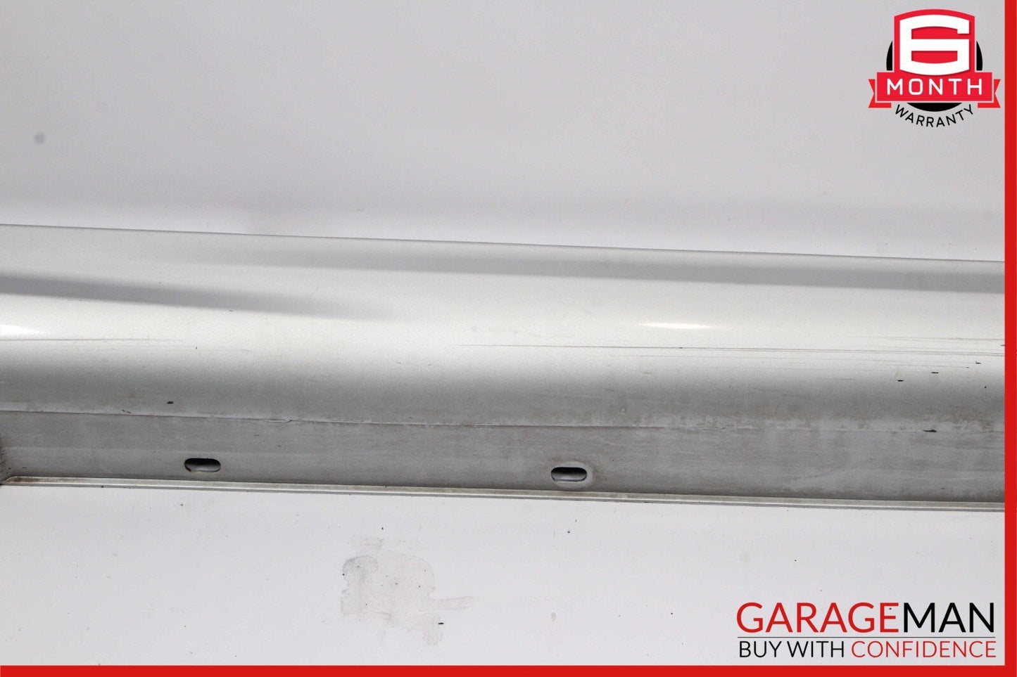 08-14 Mercedes W204 C250 AMG Sport Sedan Right Side Rocker Skirt Iridium Silver
