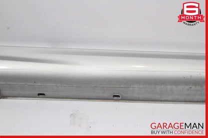 08-14 Mercedes W204 C250 AMG Sport Sedan Right Side Rocker Skirt Iridium Silver