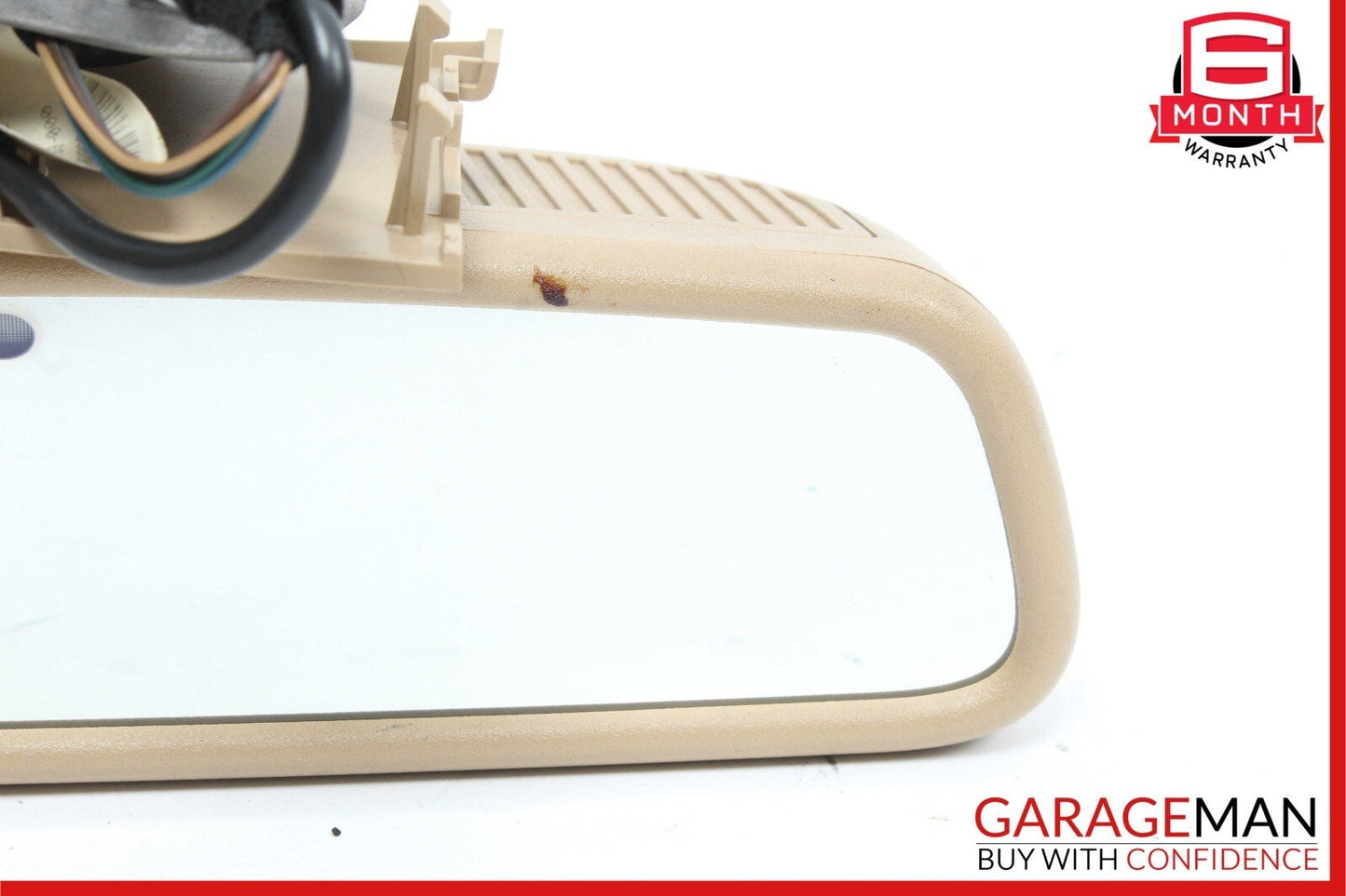 07-13 Mercedes W221 S550 S63 AMG Interior Top Upper Rear View Mirror Brown OEM