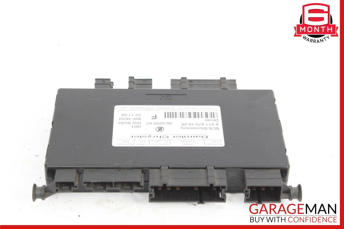 03-12 Mercedes E550 E350 GL350 GL550 Front Left Side Seat Control Module Unit