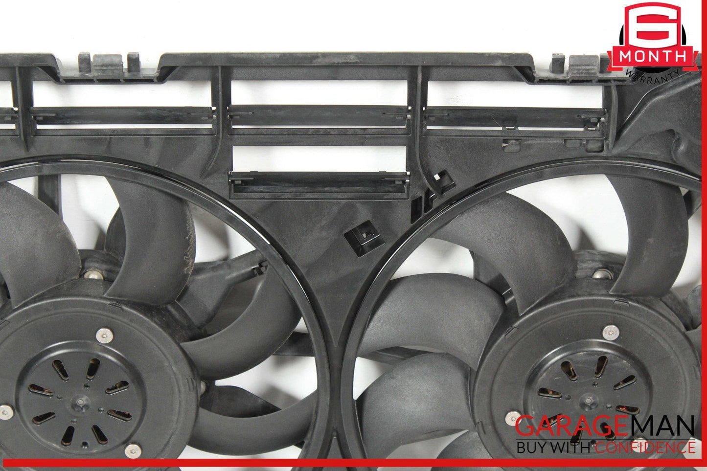 12-18 Audi A7 A6 Dual Radiator Motor Cooling Fan Shroud Assembly 4H0121003N OEM