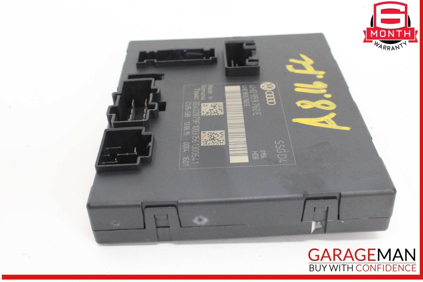 11-18 Audi A8 S8 Front Left or Right Side Seat Control Module 4H0959760E OEM