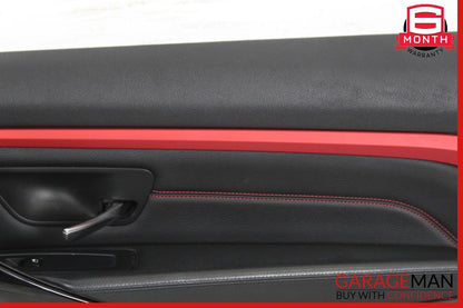 14-20 BMW 428i Front Right Passenger Side Interior Door Panel Cover Black OEM