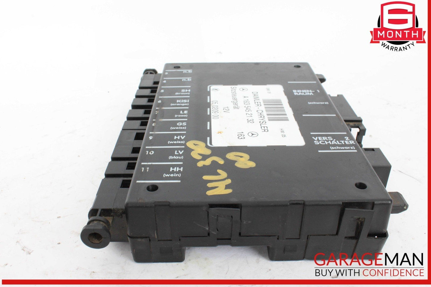 98-05 Mercedes W163 ML320 ML500 ML55 AMG Front Right / Left Seat Control Module