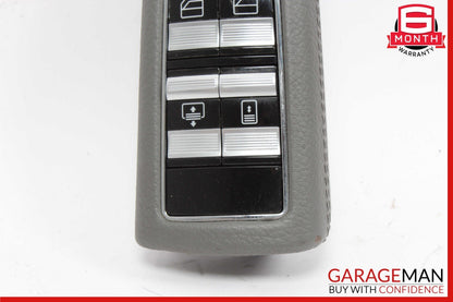 07-13 Mercedes W221 S550 Rear Left Side Door Window Switch Control Trim Gray OEM
