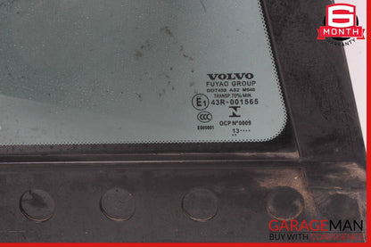 11-18 Volvo S60 Rear Right Passenger Side Quarter Window Glass OEM