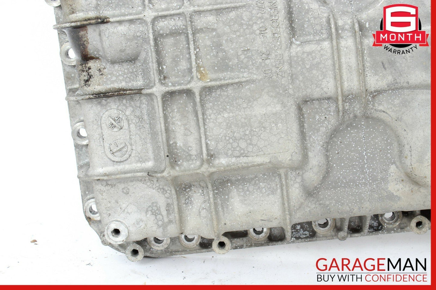 06-11 Mercedes W204 C300 Engine Upper Oil Sump Baffle Pan 2720142102 OEM