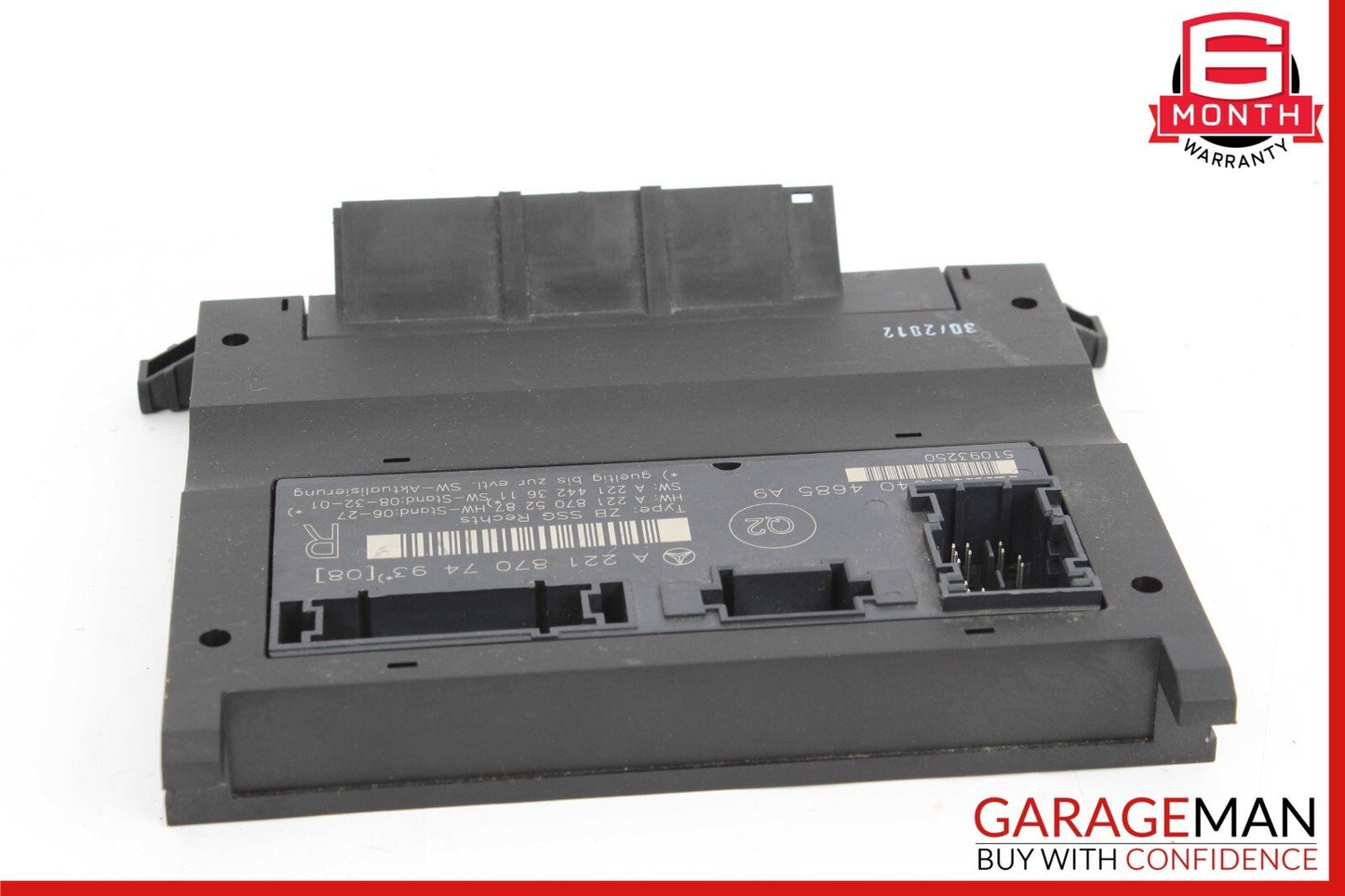 07-13 Mercedes W221 S550 Front Right Under Seat Control Module 2218707493 OEM