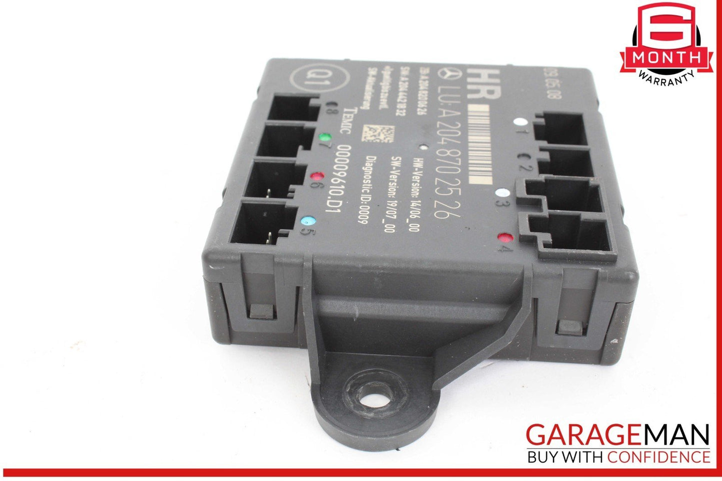 08-18 Mercedes W204 C300 SLK350 E400 Front Left Side Door Control Module OEM
