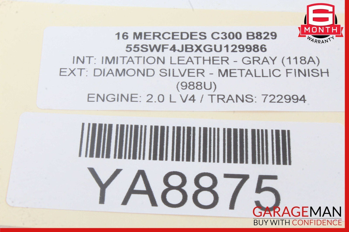 15-20 Mercedes W205 C300 C350e Front Right Side Door Control Module OEM