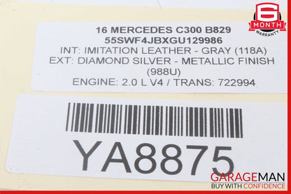 15-20 Mercedes W205 C300 C350e Front Right Side Door Control Module OEM