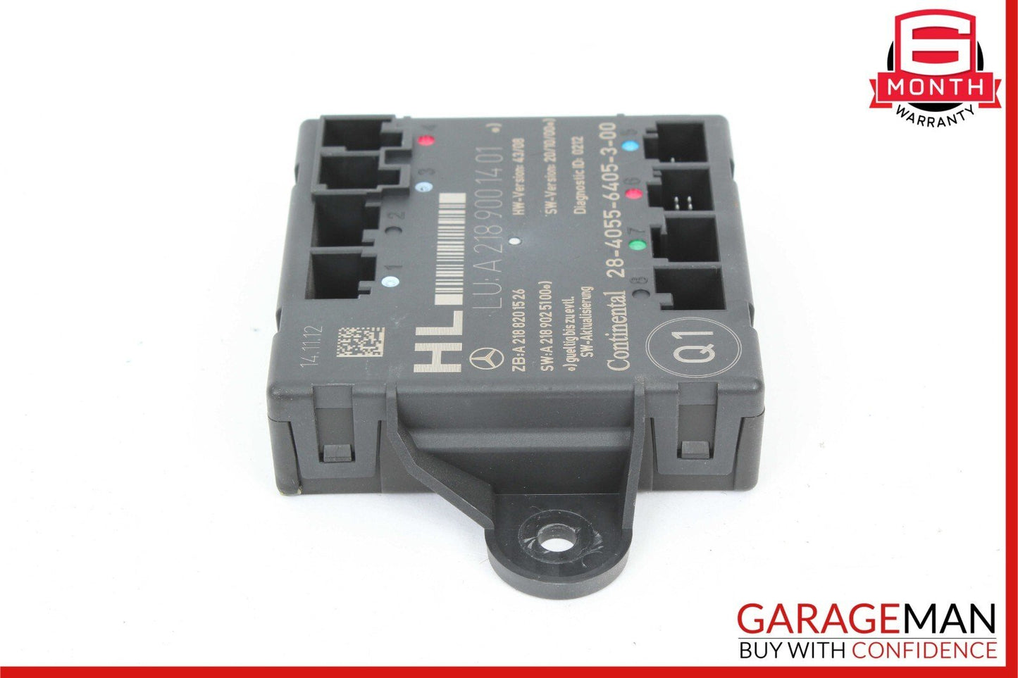 08-18 Mercedes W204 C250 CLS550 E400 Rear Left Side Door Control Module Unit