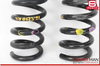 08-14 Mercedes W204 C250 Rear Right and Left Suspension Coil Spring Set OEM