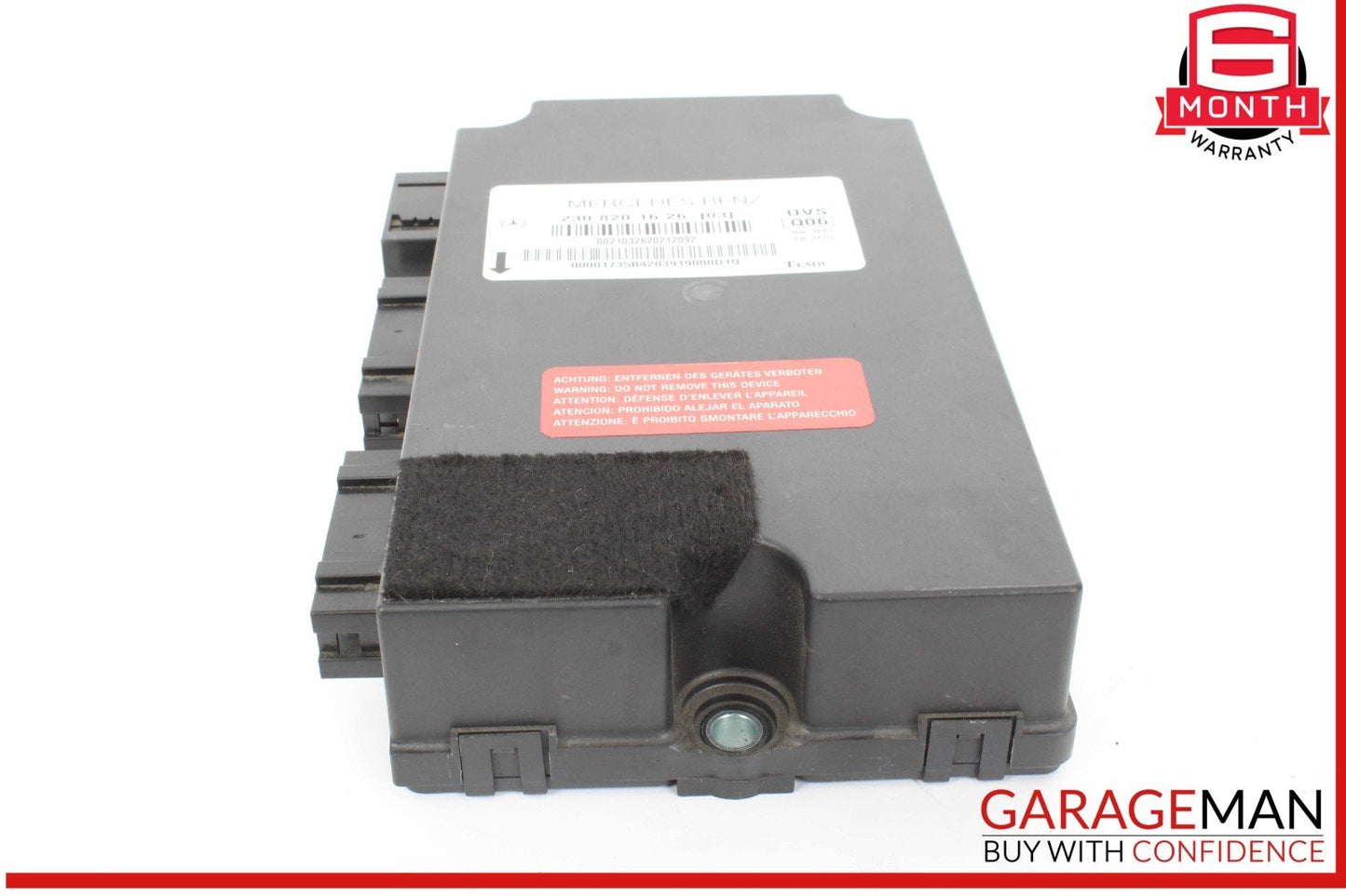 03-08 Mercedes R230 SL500 SL65 AMG Roof Convertible Top Module Control Unit OEM