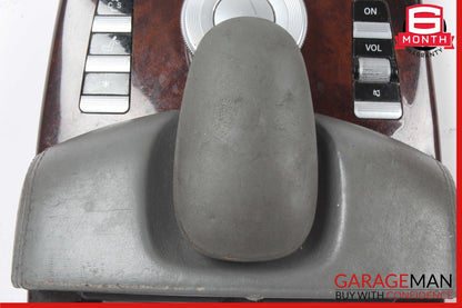 07-09 Mercedes W221 S550 Front Center Console Armrest Bezel Panel Assembly Wood