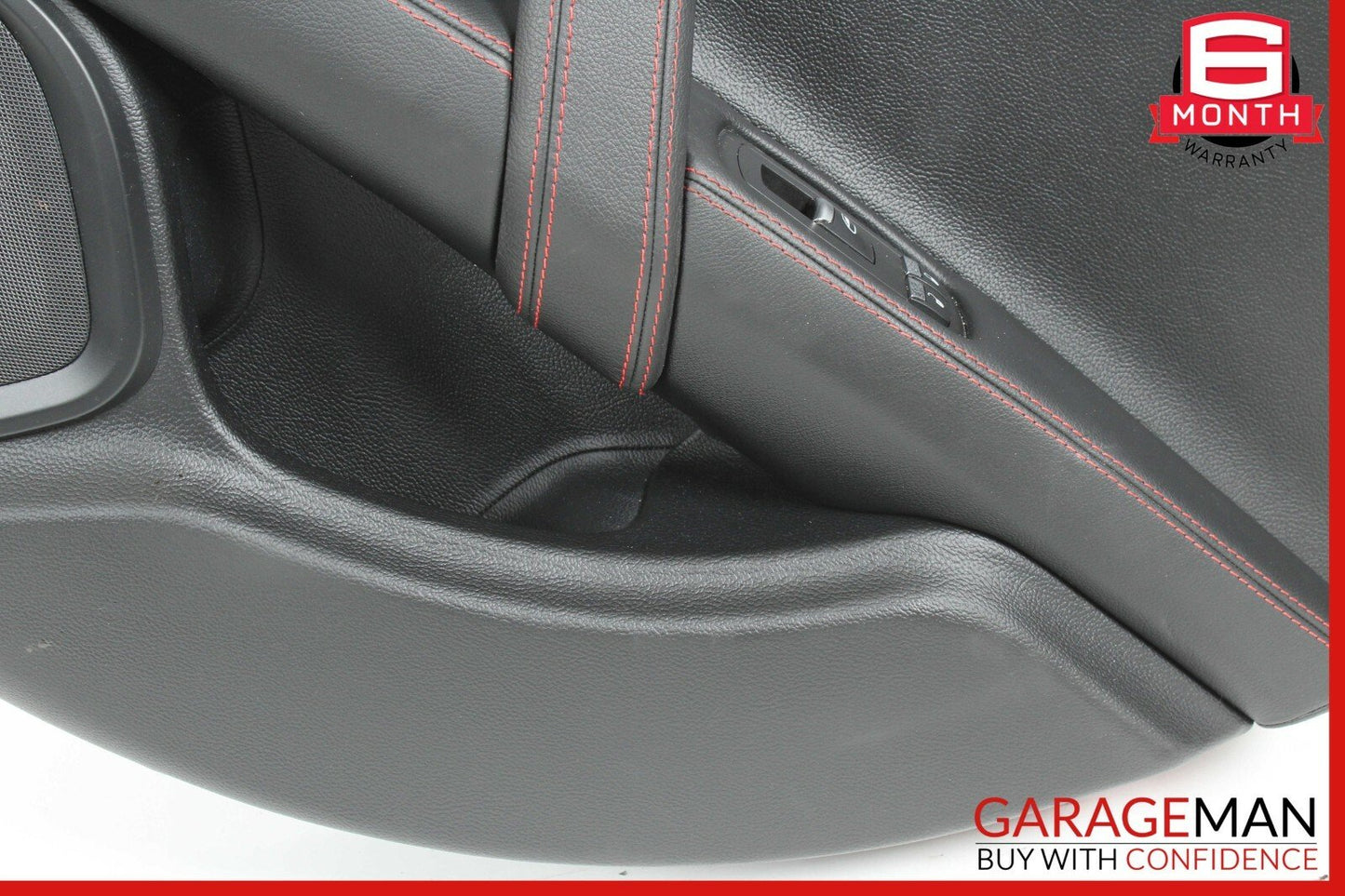14-17 Maserati Ghibli Rear Right Side Complete Interior Door Panel Black OEM