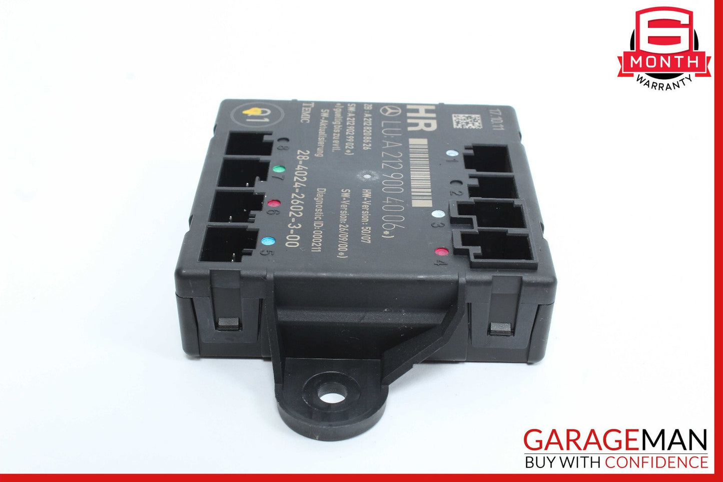 08-18 Mercedes W204 C250 C350 GLK350 Rear Right Side Door Control Module OEM