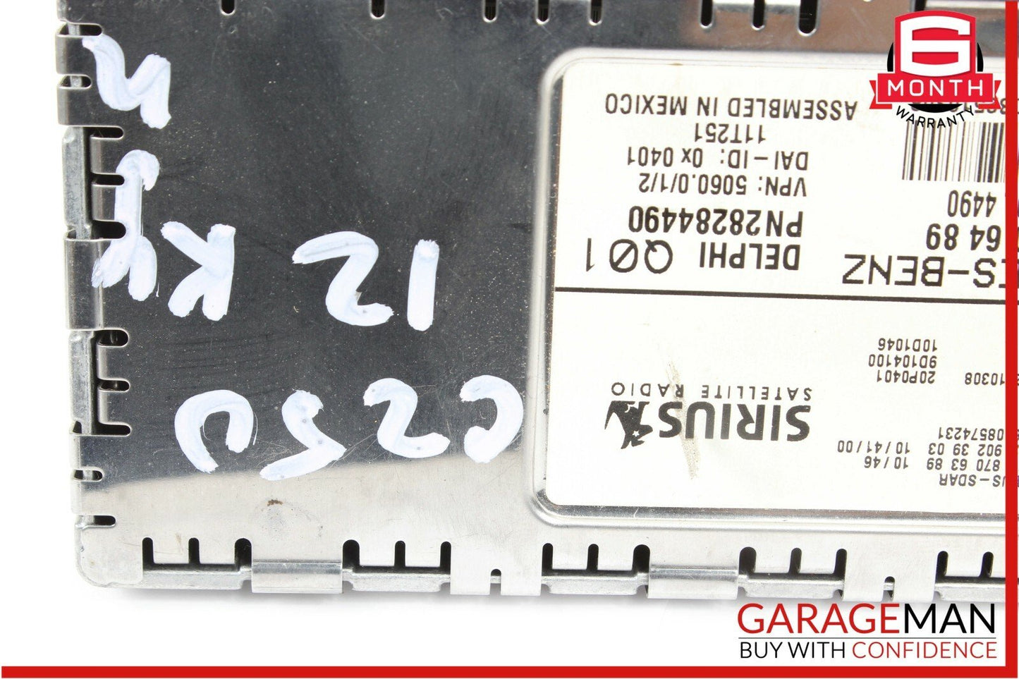 12-14 Mercedes C250 CLS500 SLK300 Sirius Satellite Radio Receiver Control Module