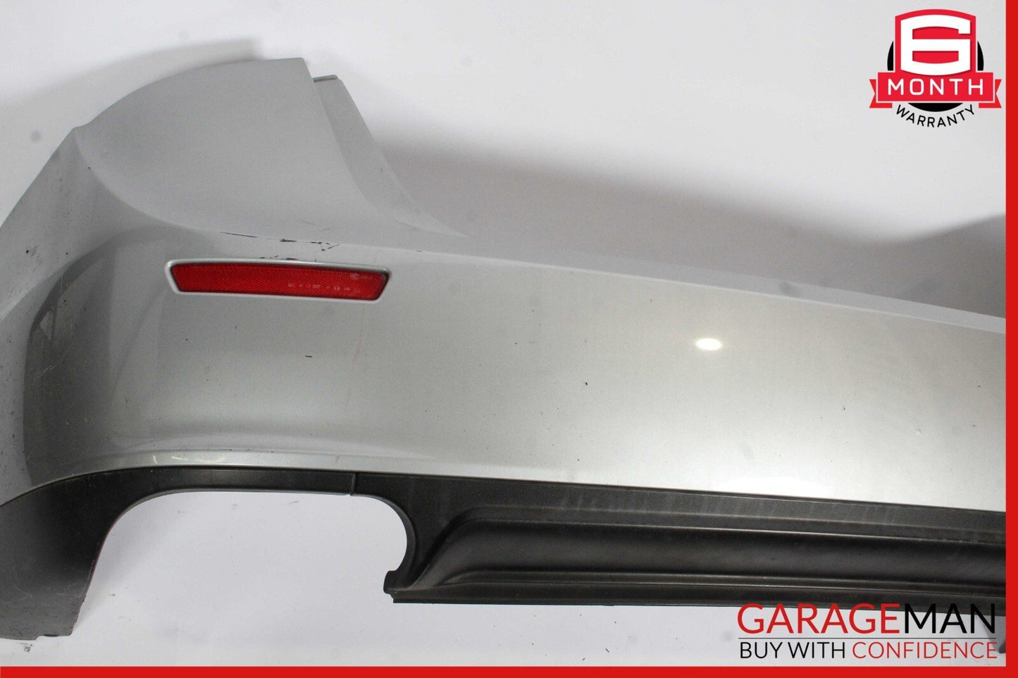 14-17 Maserati Ghibli M157 Rear Bumper Cover Panel Silver OEM