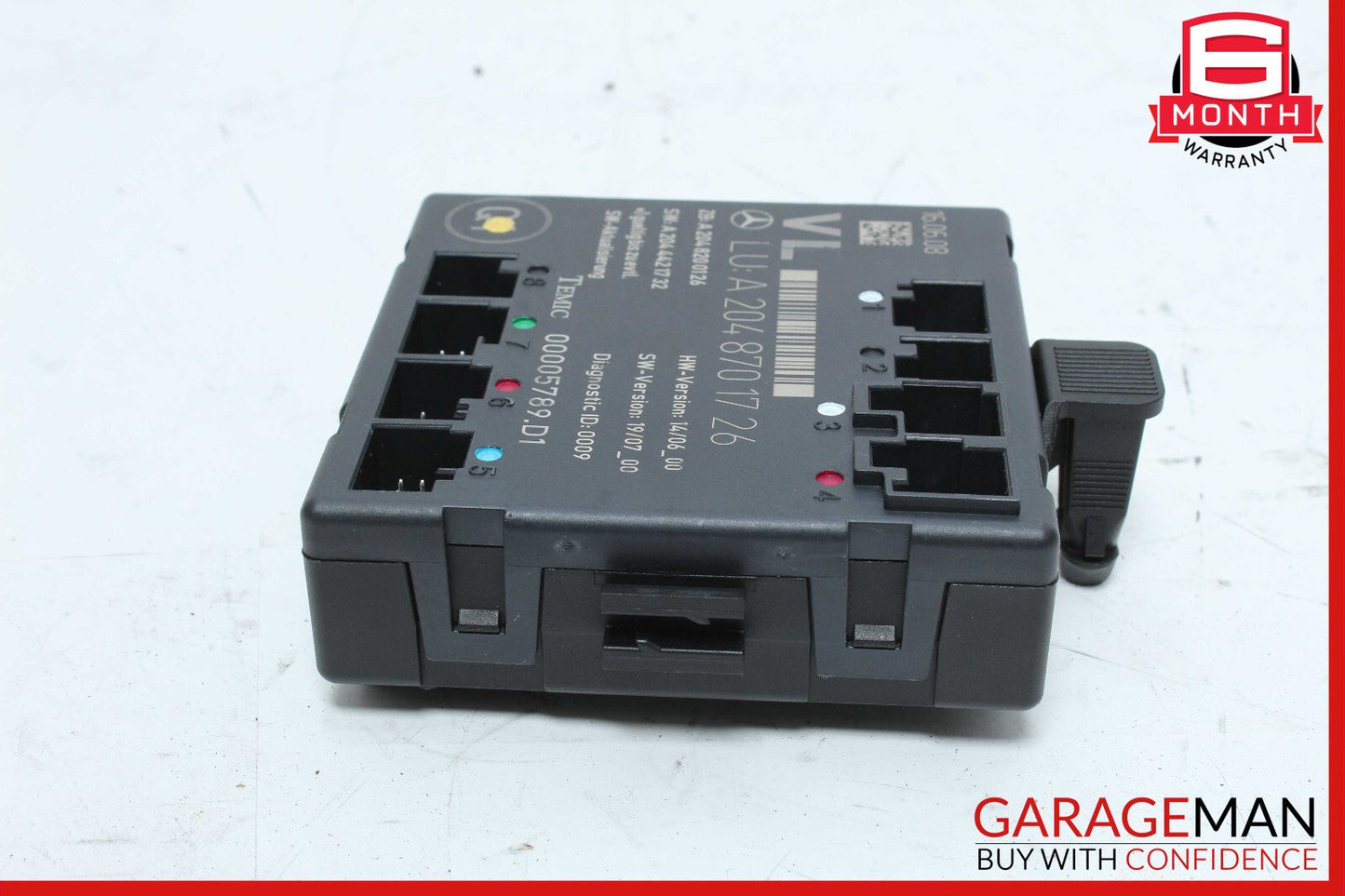 08-14 Mercedes W204 C300 C350 Front Left Side Door Control Module 2048701726 OEM
