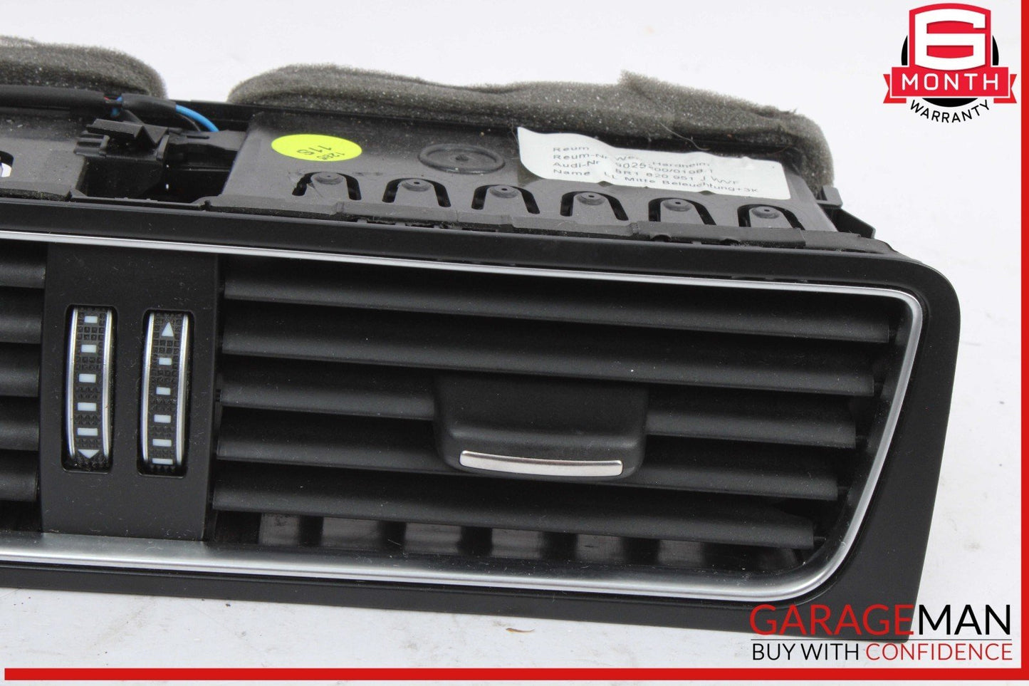 09-17 Audi Q5 SQ5 Front Center Dash Dashboard AC A/C Air Vent Grille Grill OEM