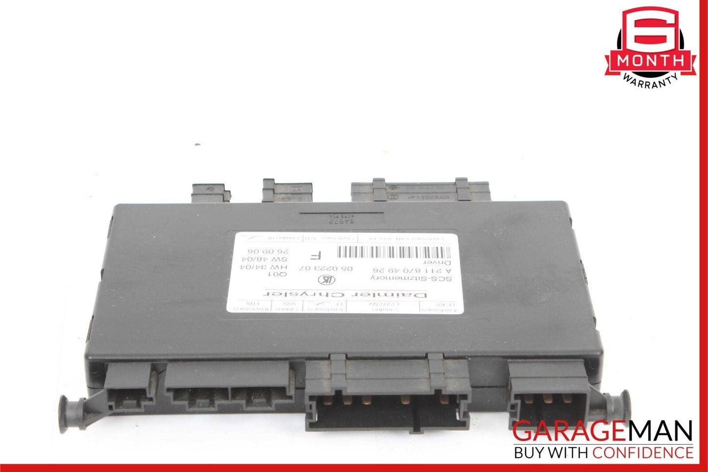 03-12 Mercedes W211 E320 E350 GL350 SLK350 Left Side Seat Control Module OEM