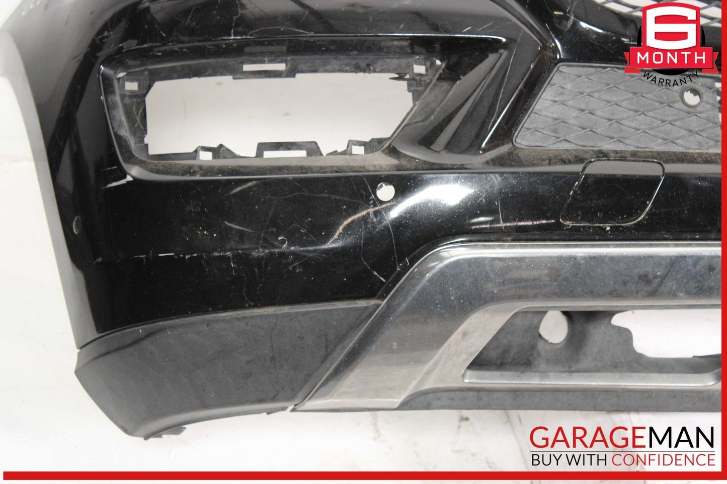 13-16 Mercedes X166 GL450 Base Front Bumper Cover Grille Trim Assembly OEM
