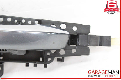 11-18 Audi A8 Rear Right Passenger Side Exterior Door Handle Gray 4H0839886 OEM