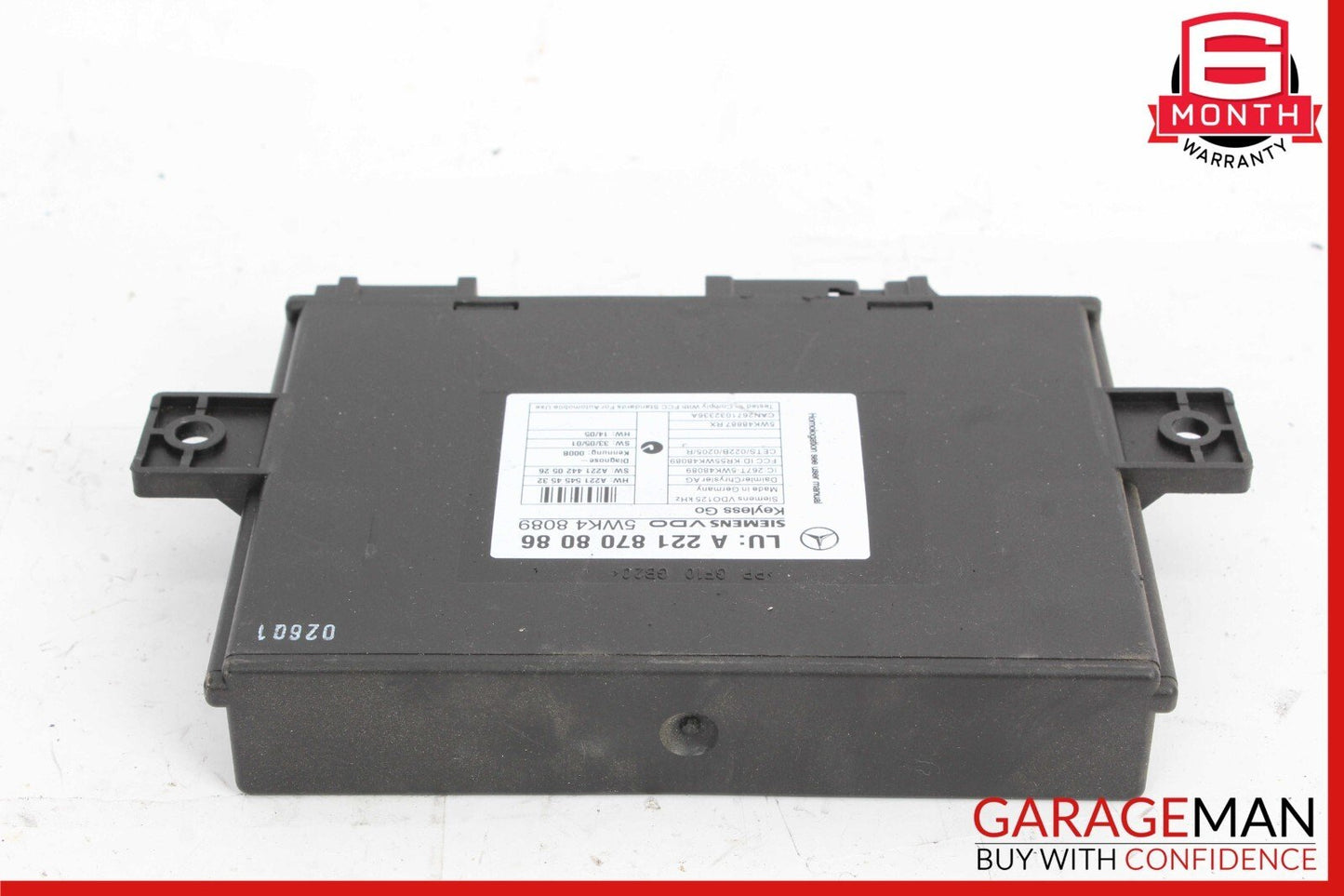 07-10 Mercedes W221 S550 CL550 CL600 S63 AMG Keyless Go Control Module Unit OEM