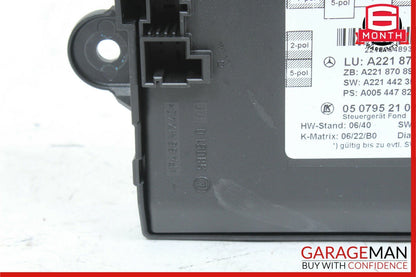 07-13 Mercedes W221 S550 S63 AMG Rear Left Side Door Control Module OEM