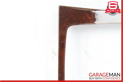 08-15 Mercedes W204 C300 C350 Center Console Shift Shifter Bezel Trim Wood OEM