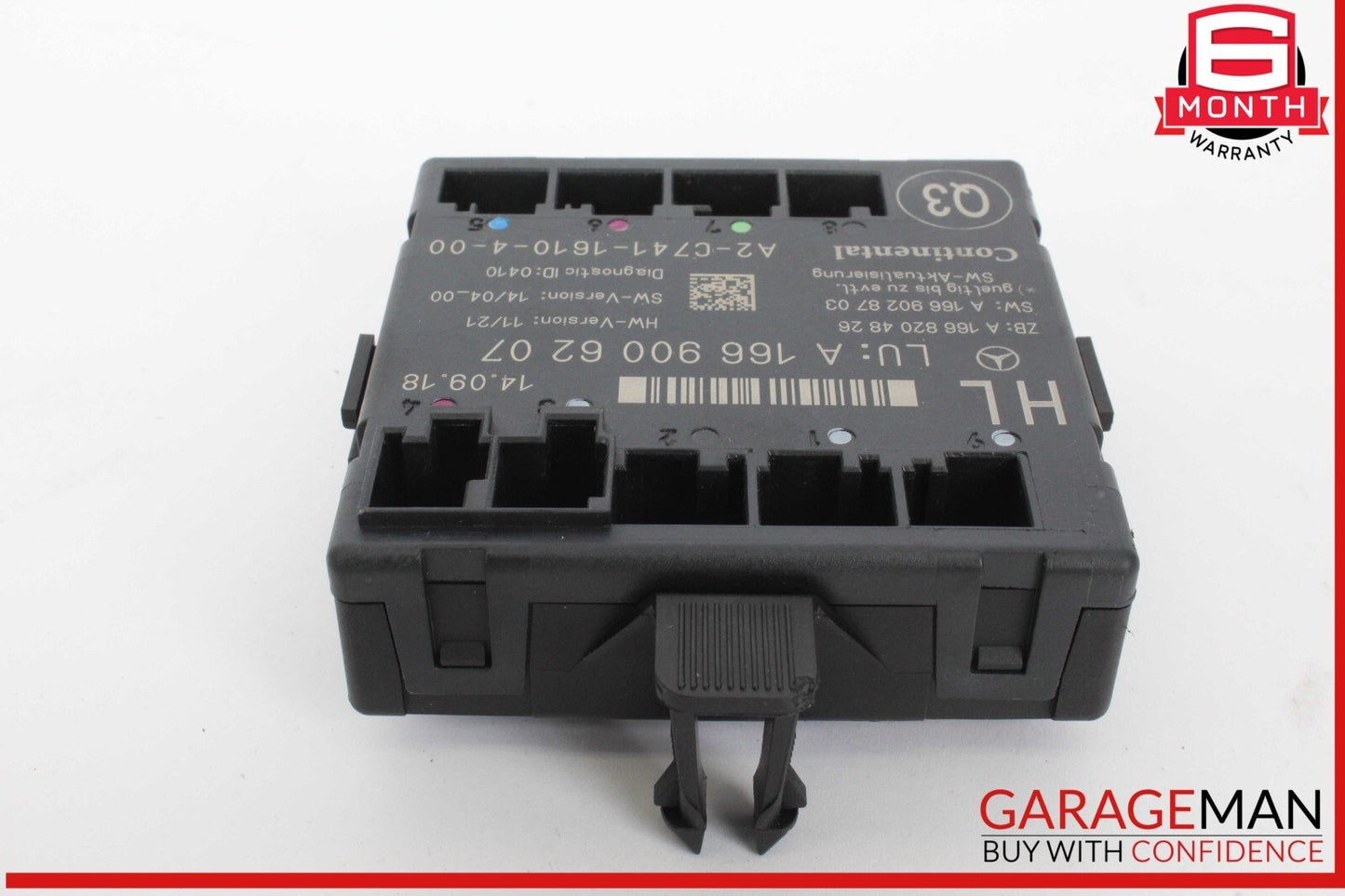 16-19 Mercedes W166 GLE400 Rear Left Driver Side Door Control Module 1669006207