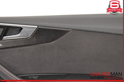 18-24 Audi S5 A5 RS5 Front Right Side Interior Door Panel Leather / Suede OEM